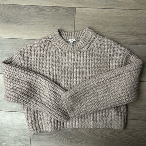 Cozy Knit Sweater in Taupe